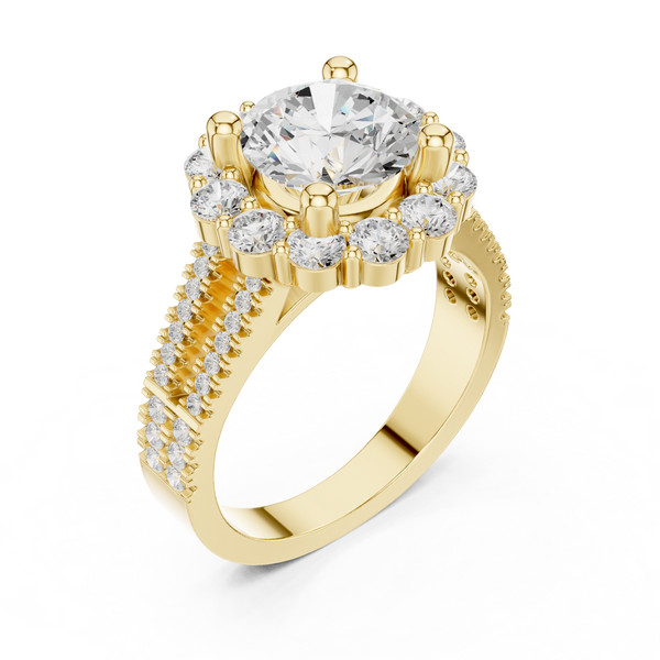 Highland Crest Lab Grown Diamond Channel Band