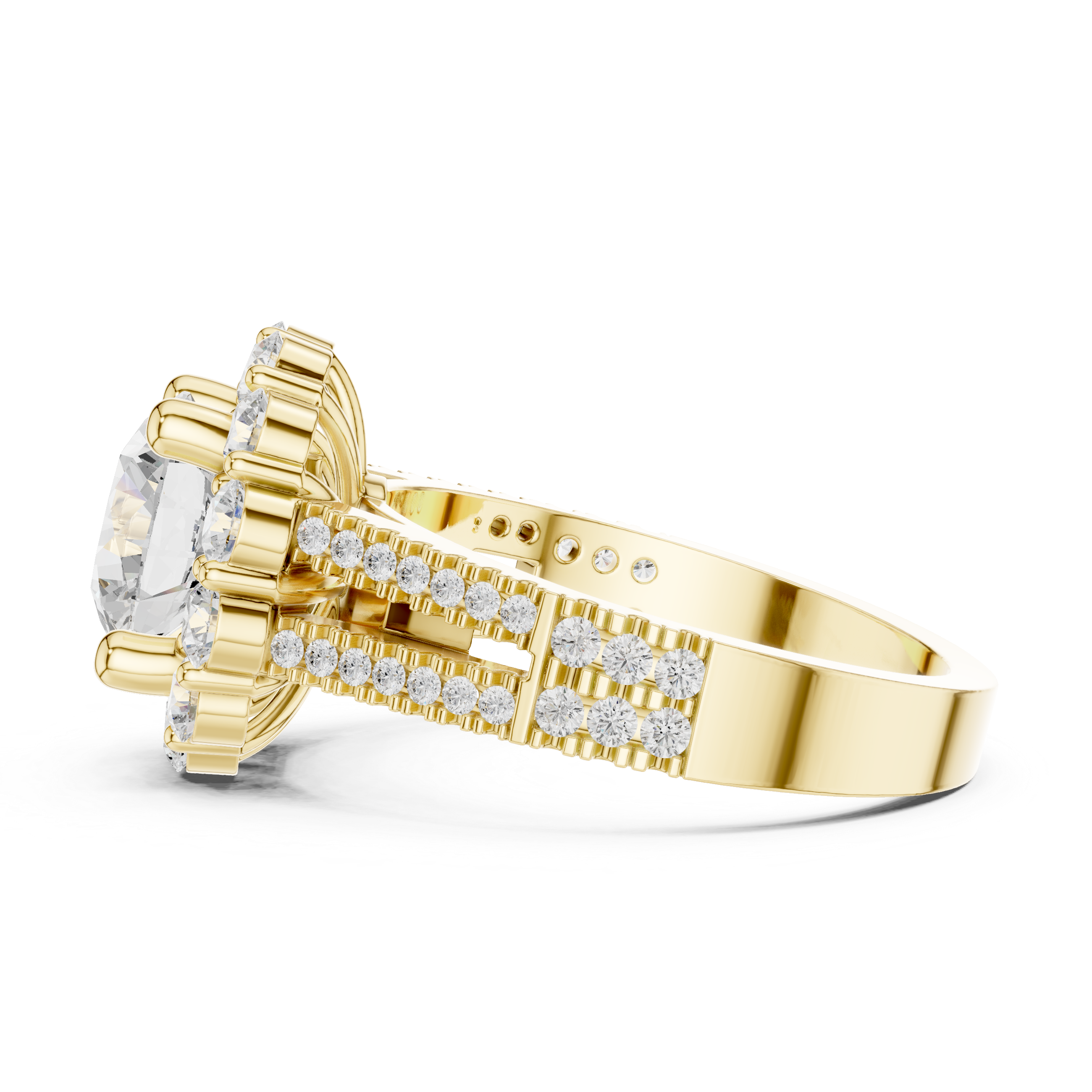 Highland Crest Lab Grown Diamond Channel Band
