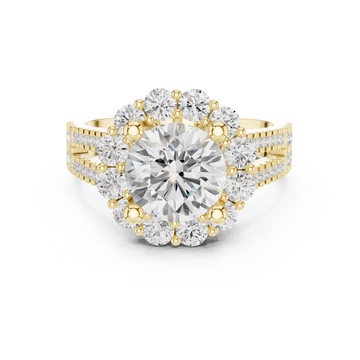 Highland Crest Lab Grown Diamond Channel Band