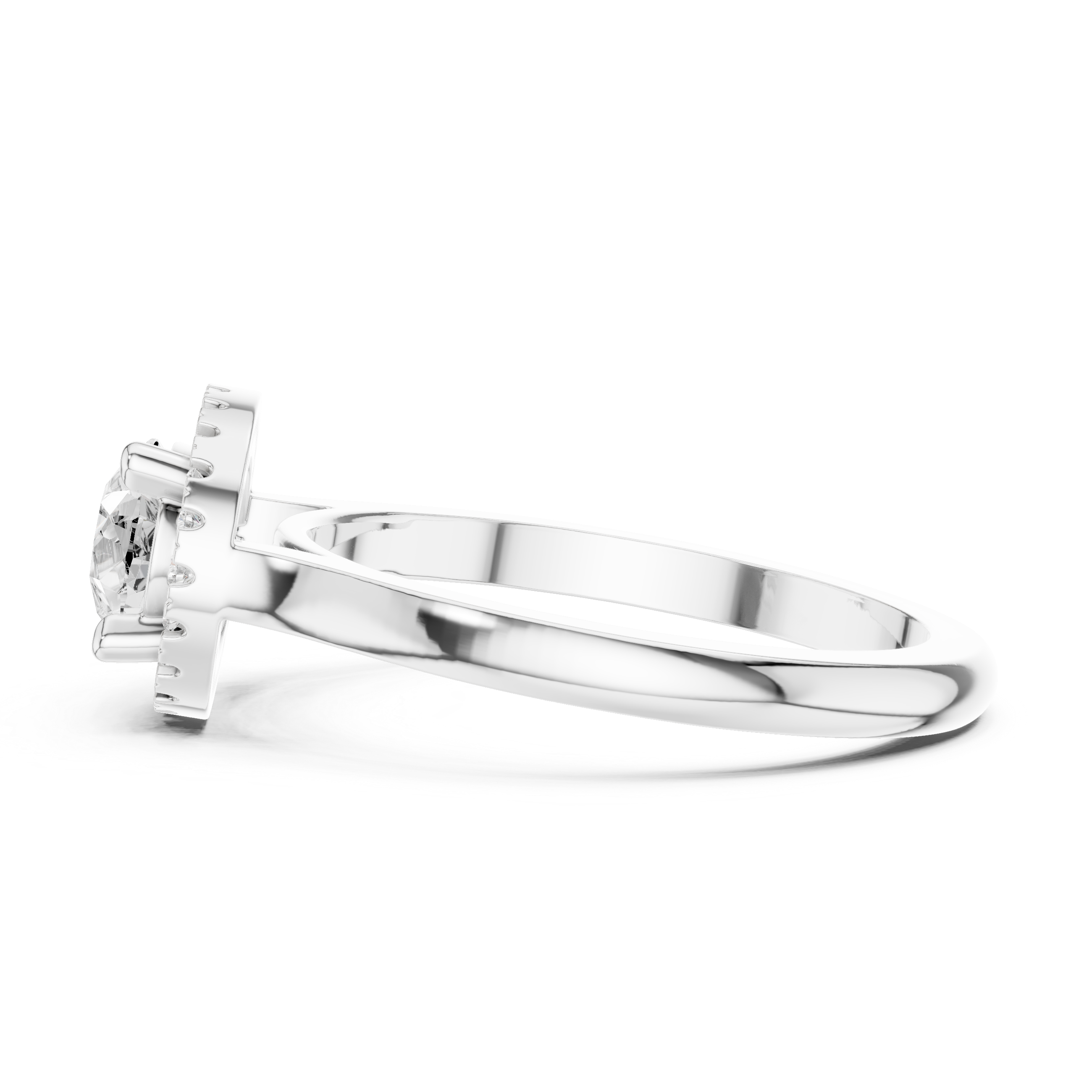 Orchid Petal Lab Grown Diamond Two Tone Solitaire