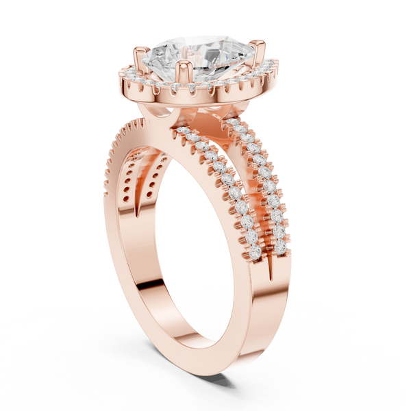 Alpine Meadow Lab Grown Diamond Radiant Cluster Ring