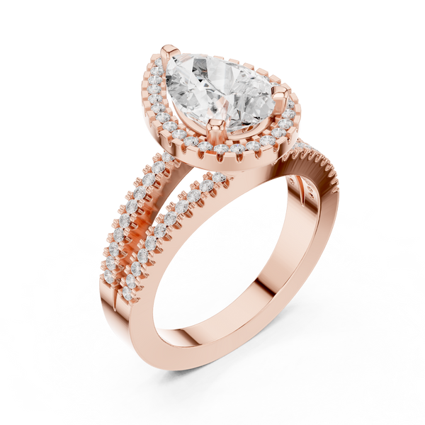 Alpine Meadow Lab Grown Diamond Radiant Cluster Ring