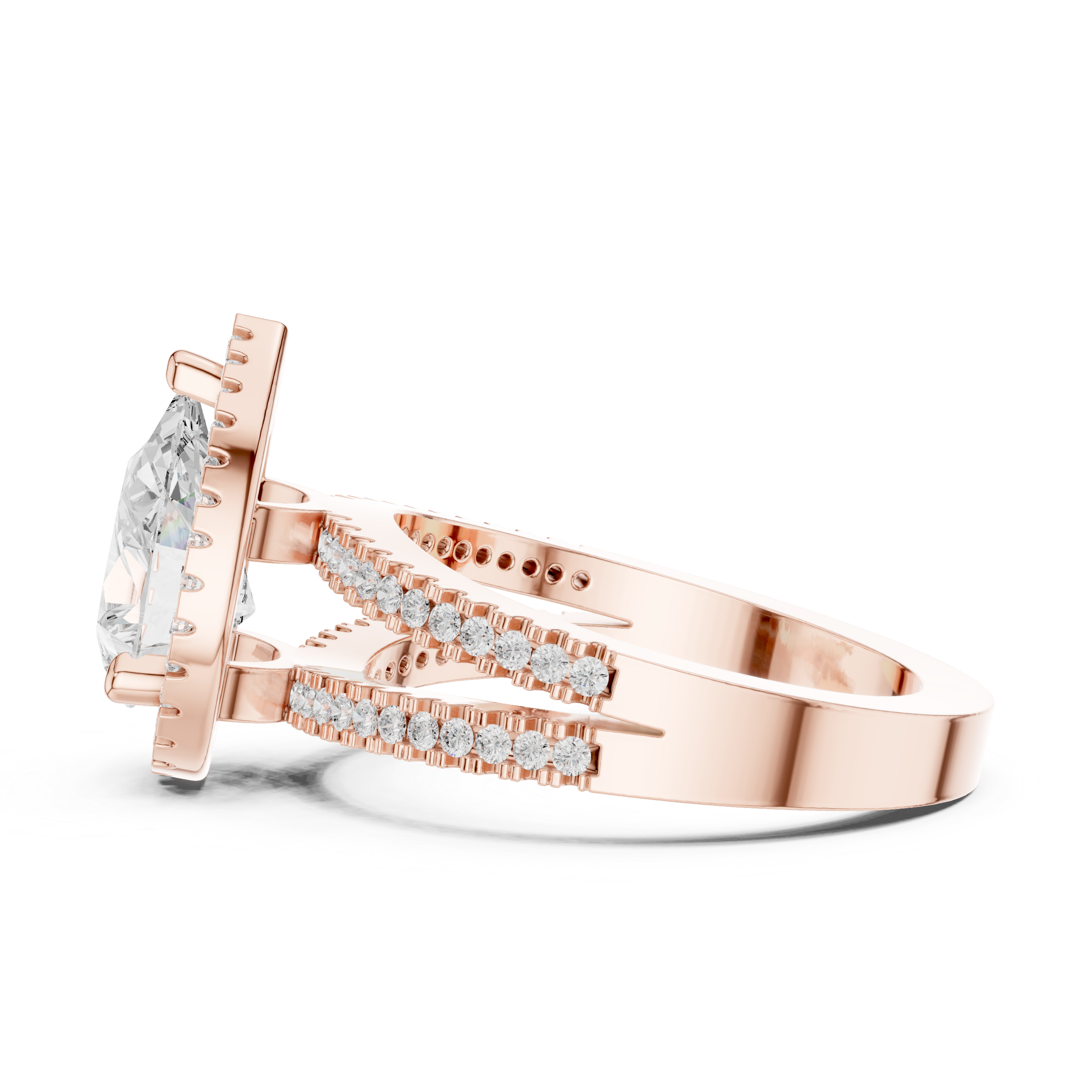 Alpine Meadow Lab Grown Diamond Radiant Cluster Ring