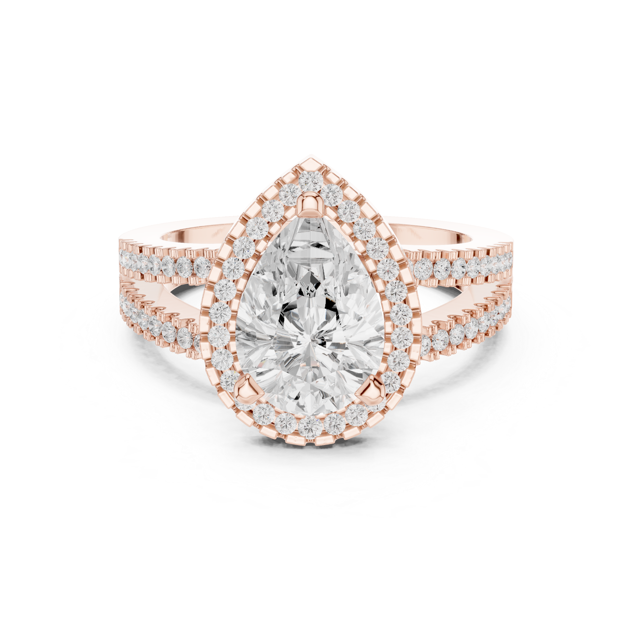 Alpine Meadow Lab Grown Diamond Radiant Cluster Ring