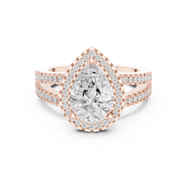 Alpine Meadow Lab Grown Diamond Radiant Cluster Ring