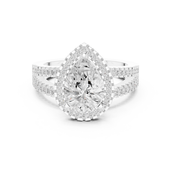 Alpine Meadow Lab Grown Diamond Radiant Cluster Ring