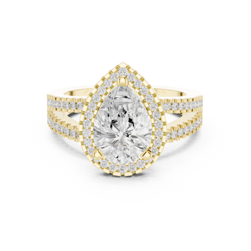 Alpine Meadow Lab Grown Diamond Radiant Cluster Ring