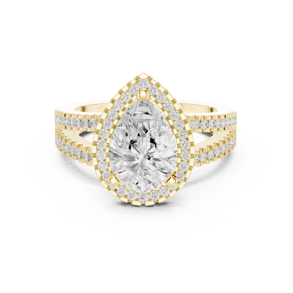 Alpine Meadow Lab Grown Diamond Radiant Cluster Ring