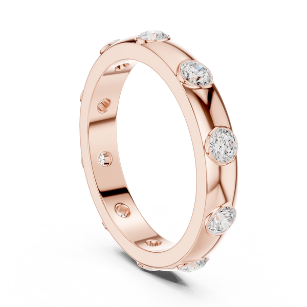 Floating Crown Lab Grown Diamond Ring