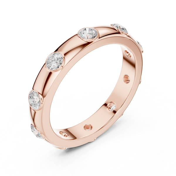Floating Crown Lab Grown Diamond Ring