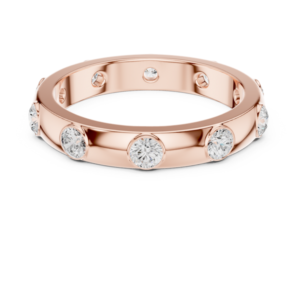 Floating Crown Lab Grown Diamond Ring