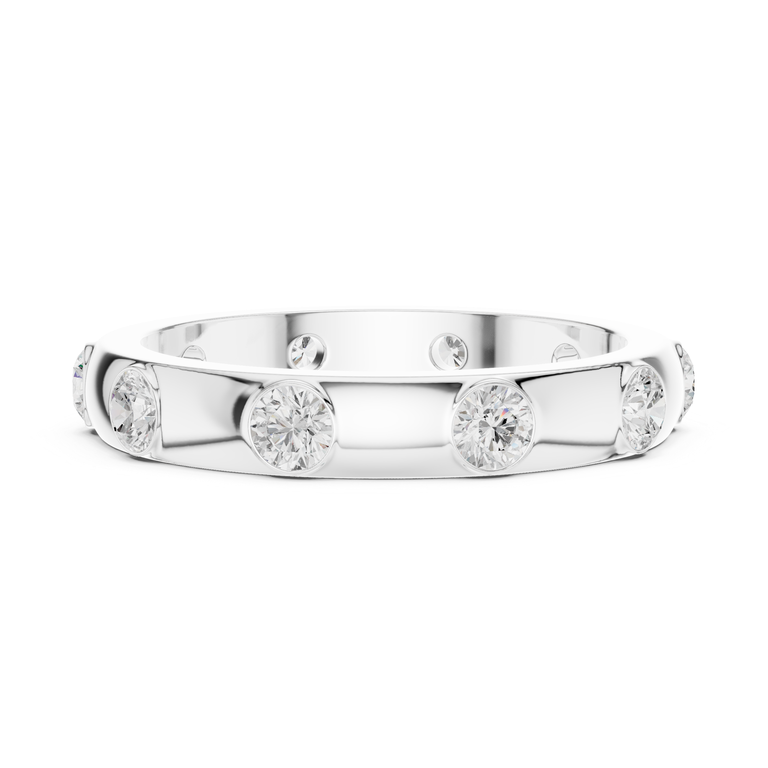 Floating Crown Lab Grown Diamond Ring