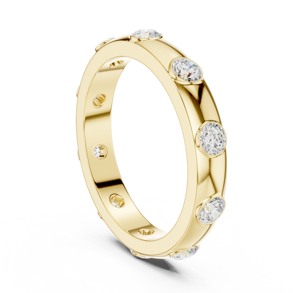 Floating Crown Lab Grown Diamond Ring