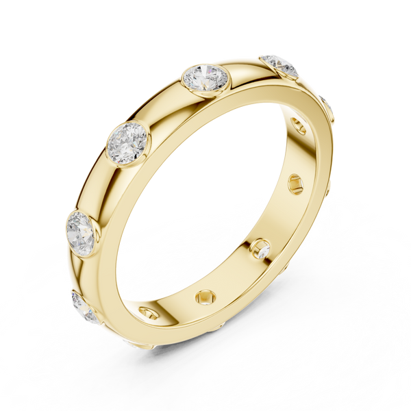 Floating Crown Lab Grown Diamond Ring