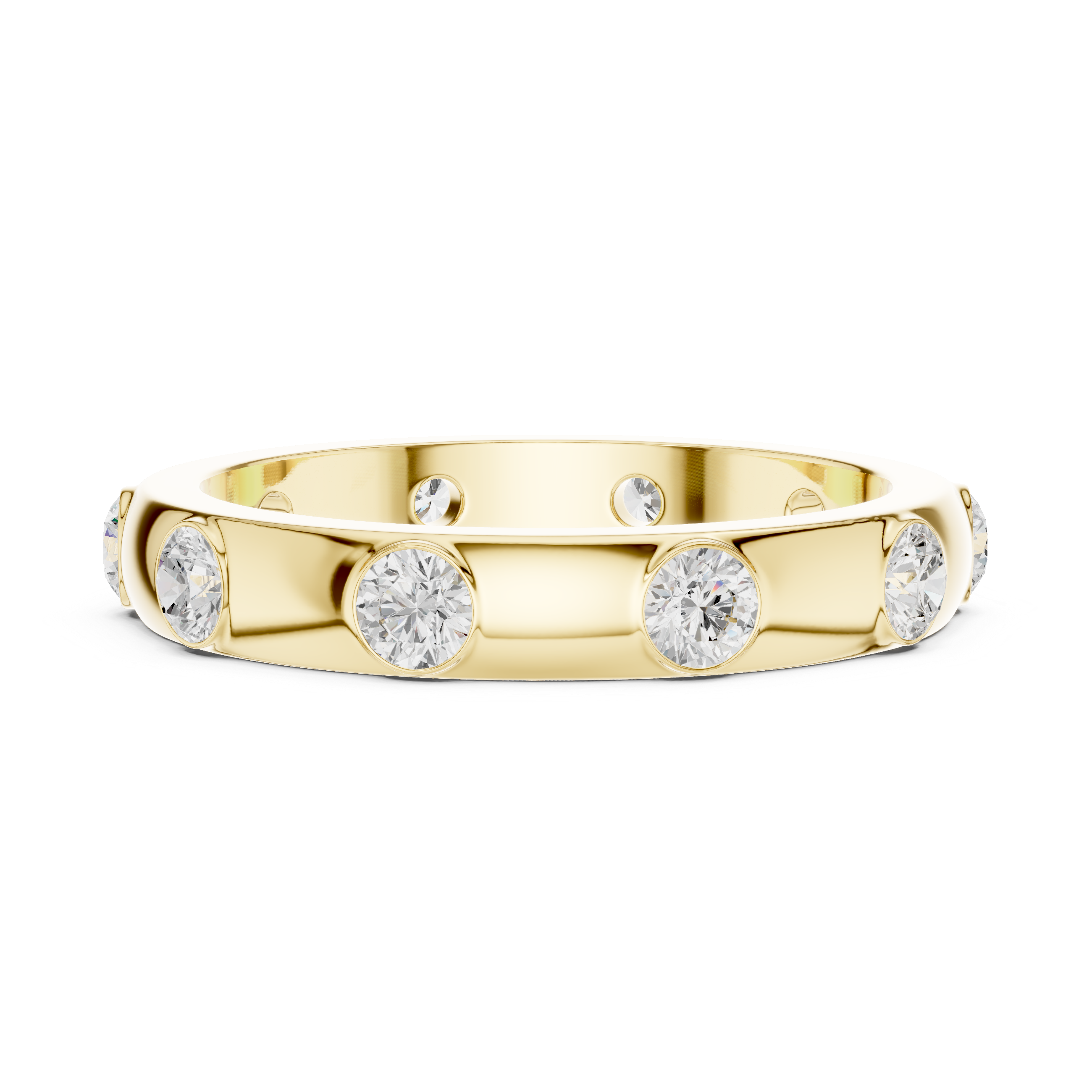 Floating Crown Lab Grown Diamond Ring