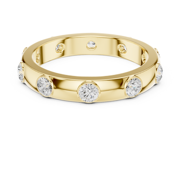 Floating Crown Lab Grown Diamond Ring