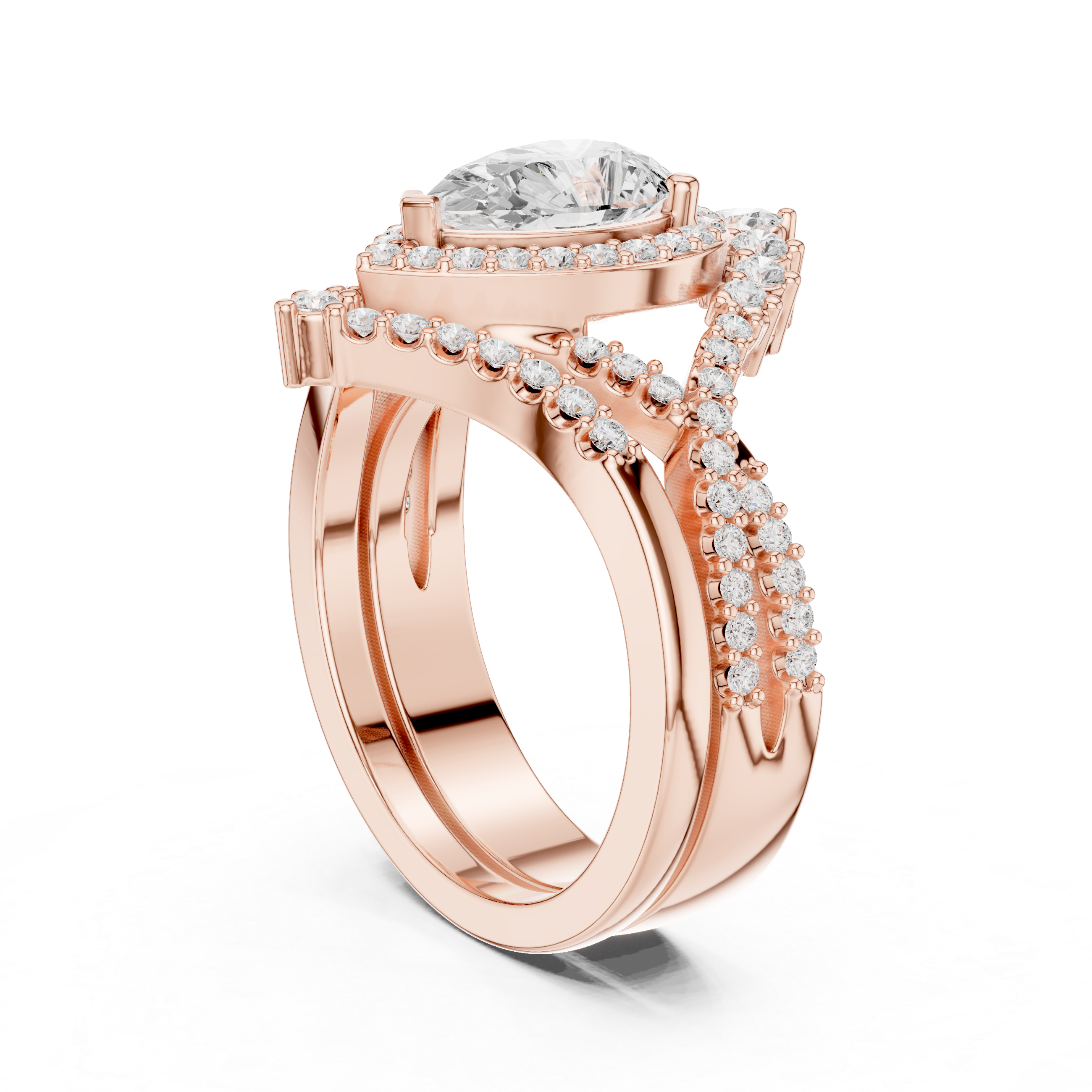 Delicate Edge Lab Grown Diamond Ring