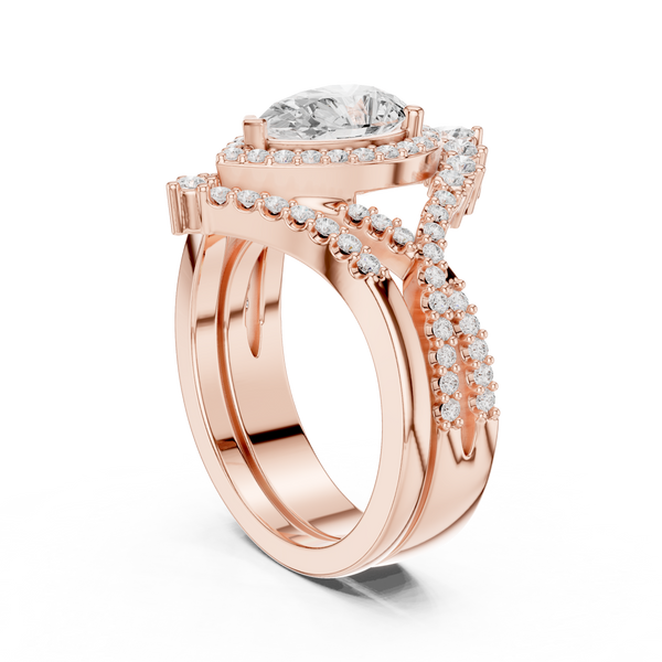 Delicate Edge Lab Grown Diamond Ring
