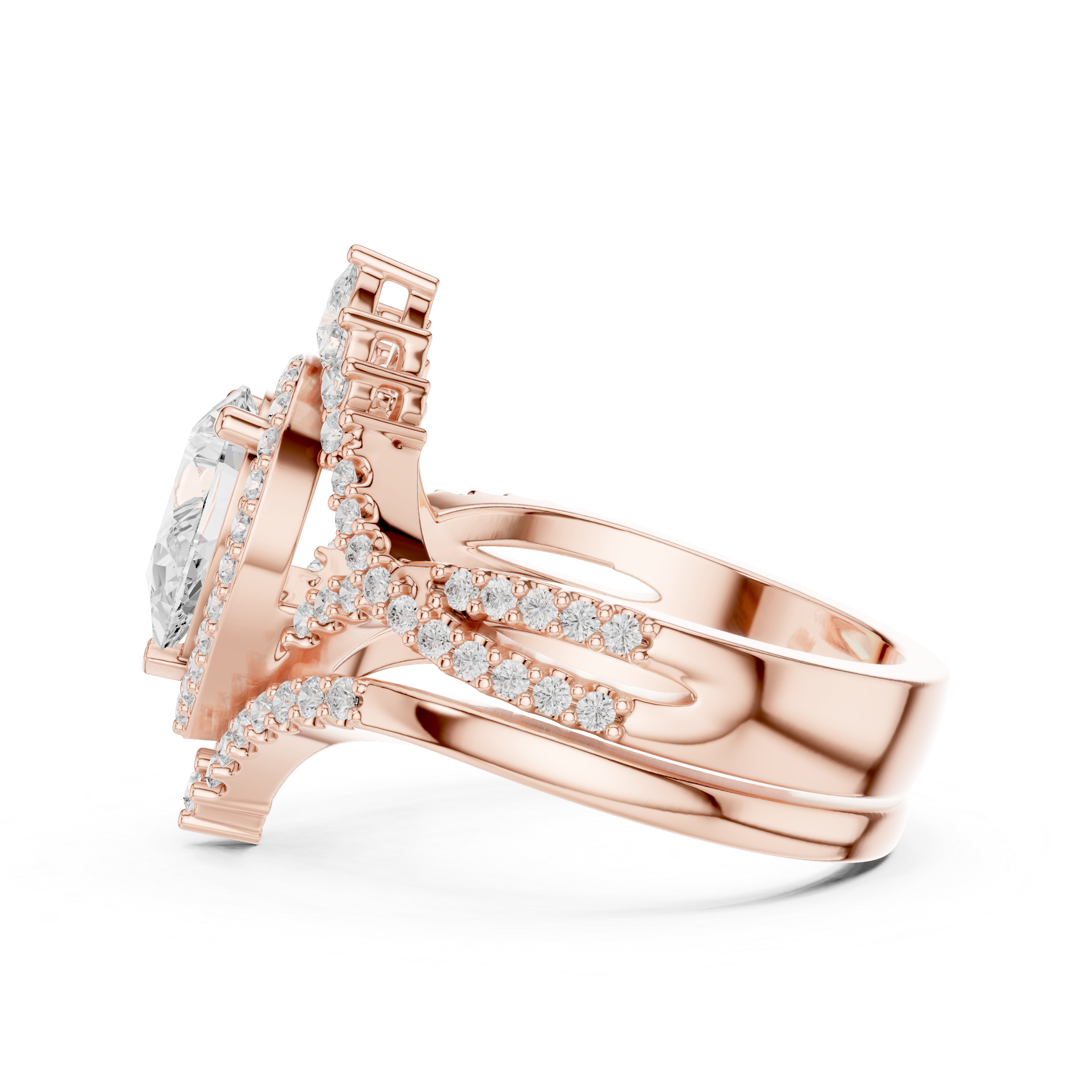 Delicate Edge Lab Grown Diamond Ring