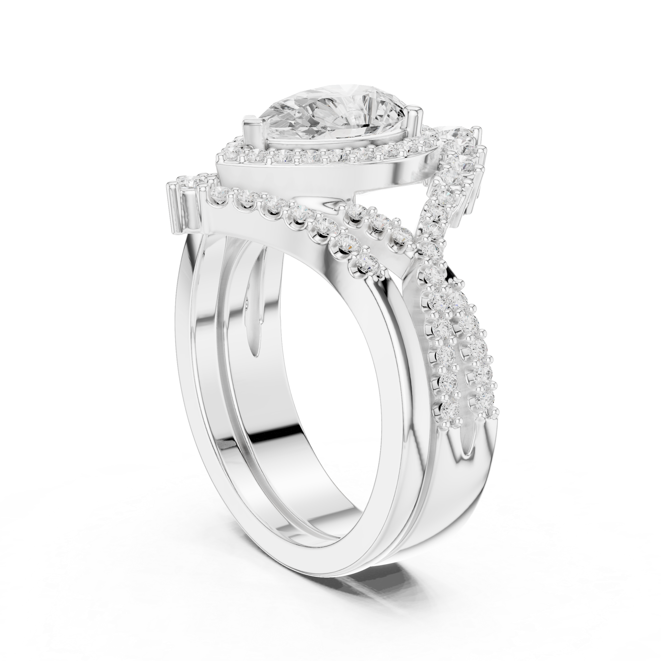 Delicate Edge Lab Grown Diamond Ring