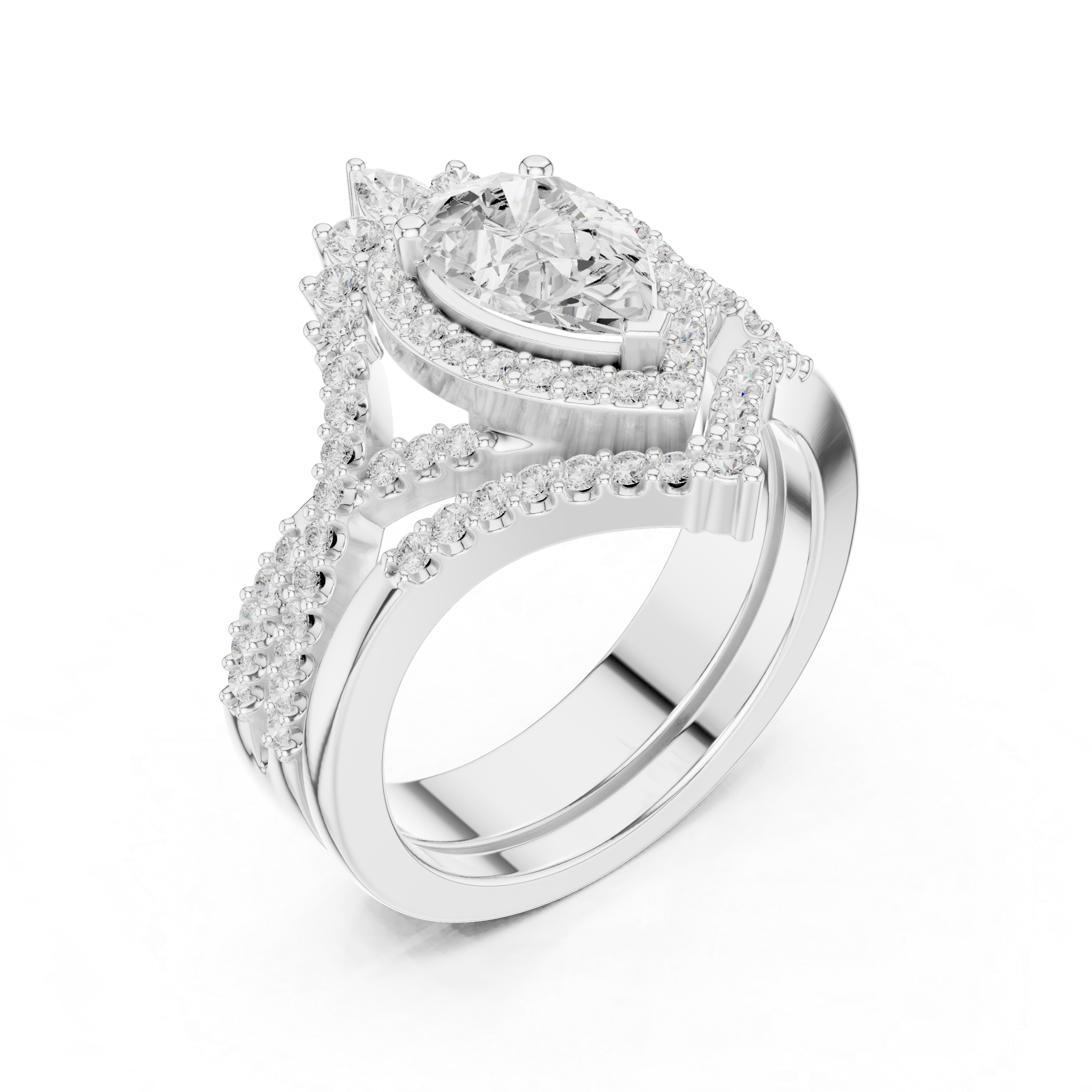 Delicate Edge Lab Grown Diamond Ring