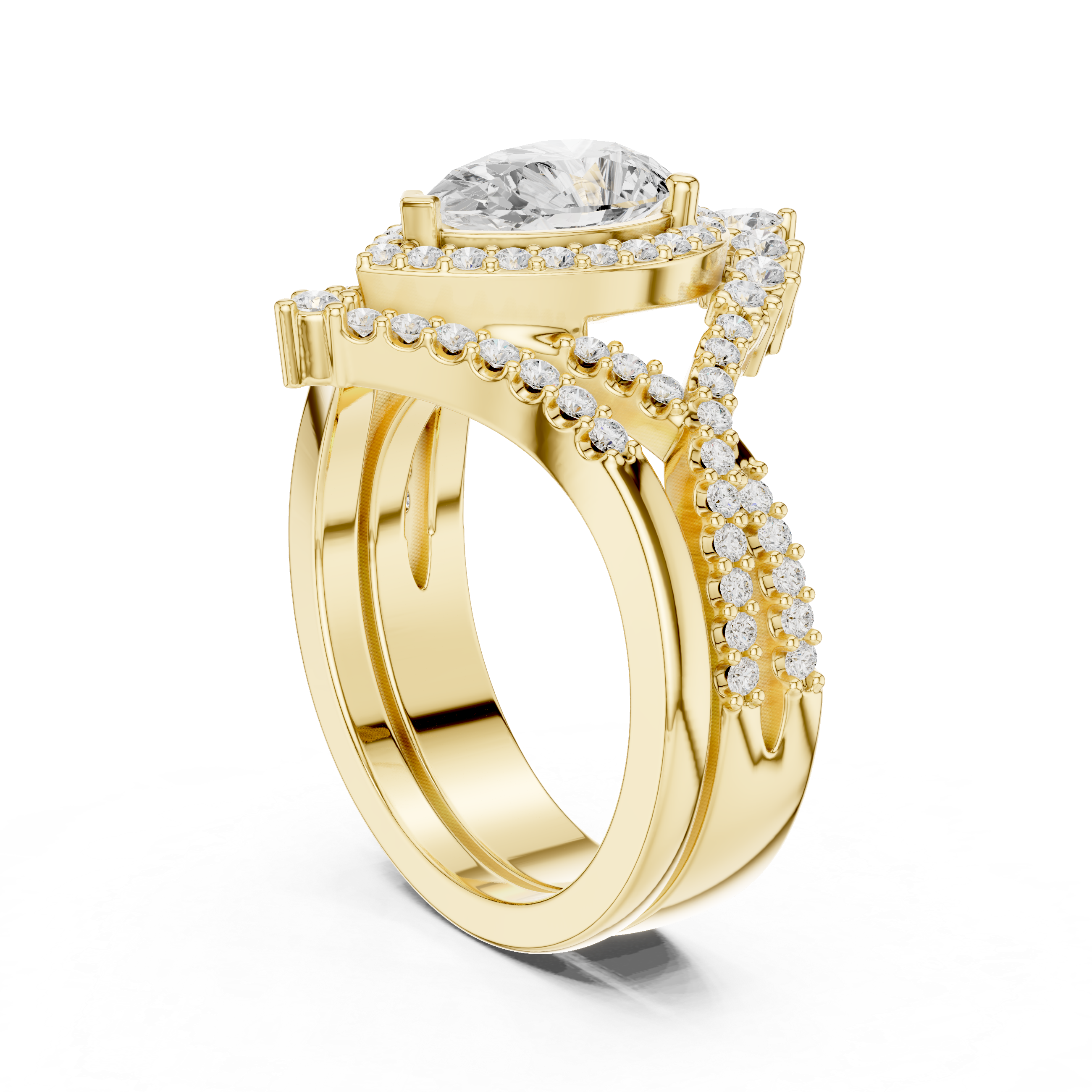 Delicate Edge Lab Grown Diamond Ring