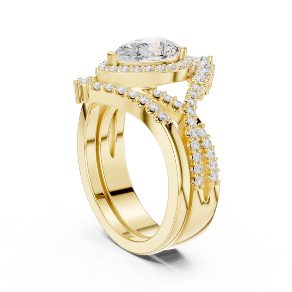 Delicate Edge Lab Grown Diamond Ring