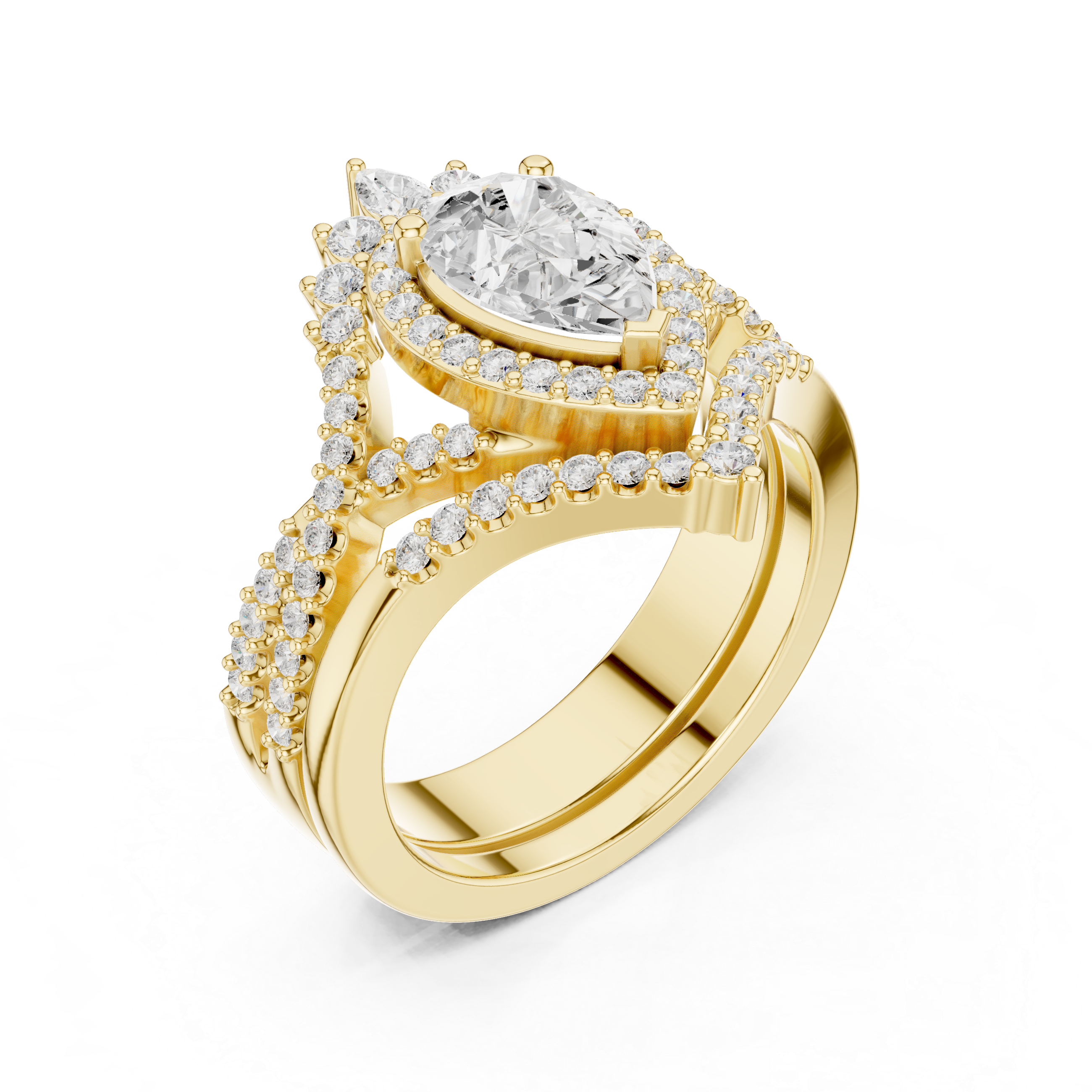 Delicate Edge Lab Grown Diamond Ring