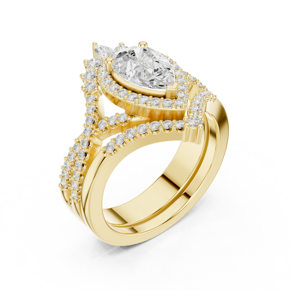 Delicate Edge Lab Grown Diamond Ring