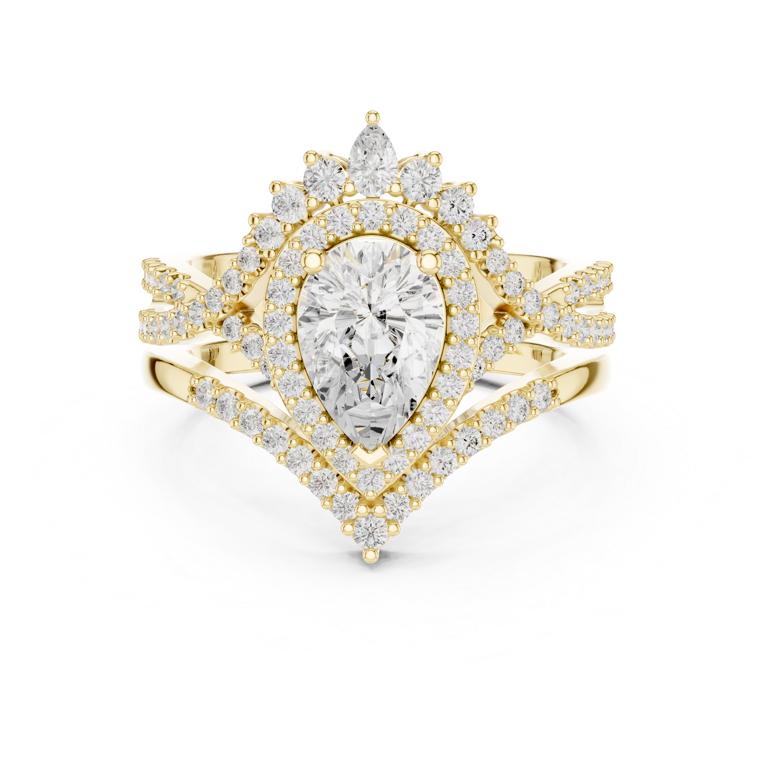 Delicate Edge Lab Grown Diamond Ring