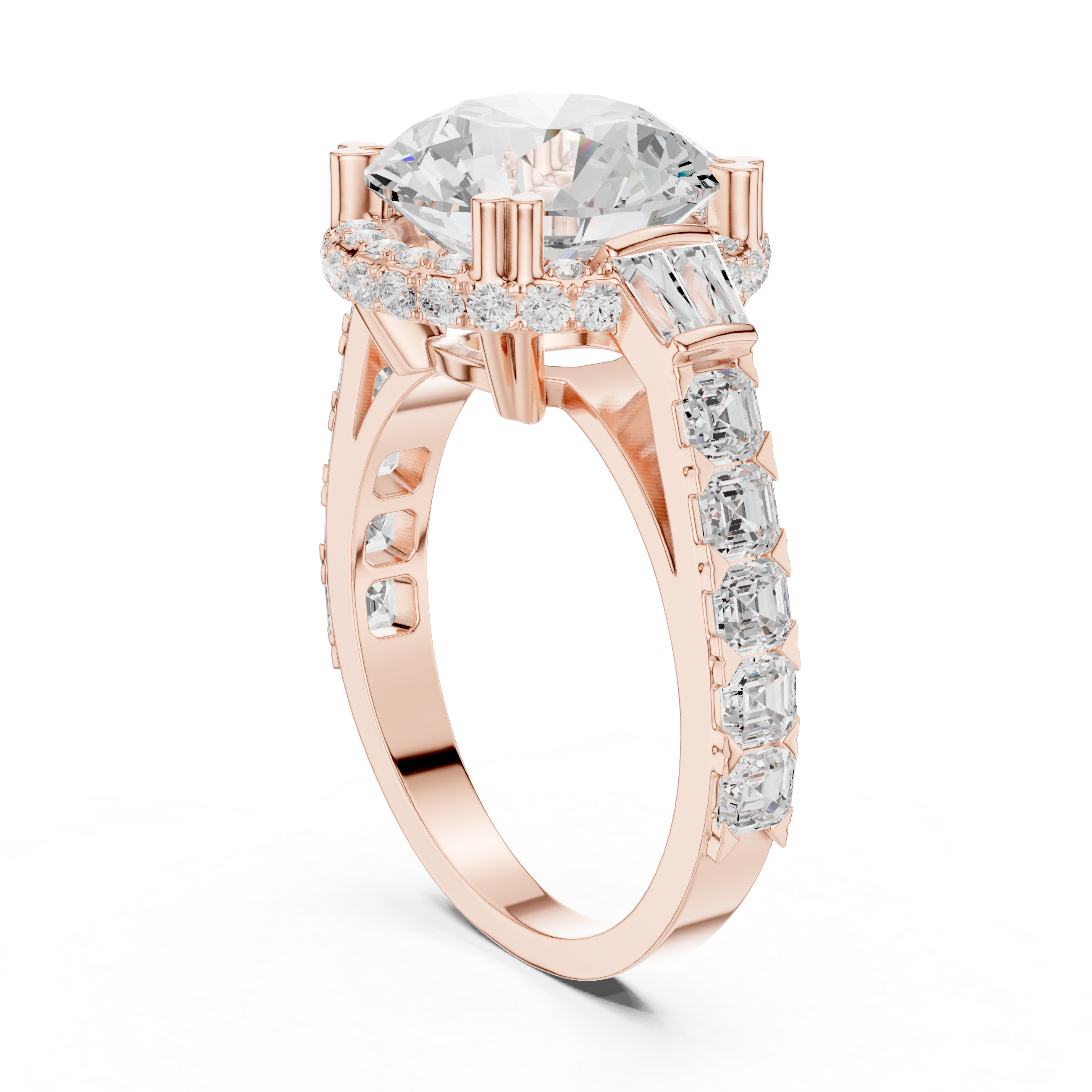Petite Pav�� Lab Grown Diamond Ring