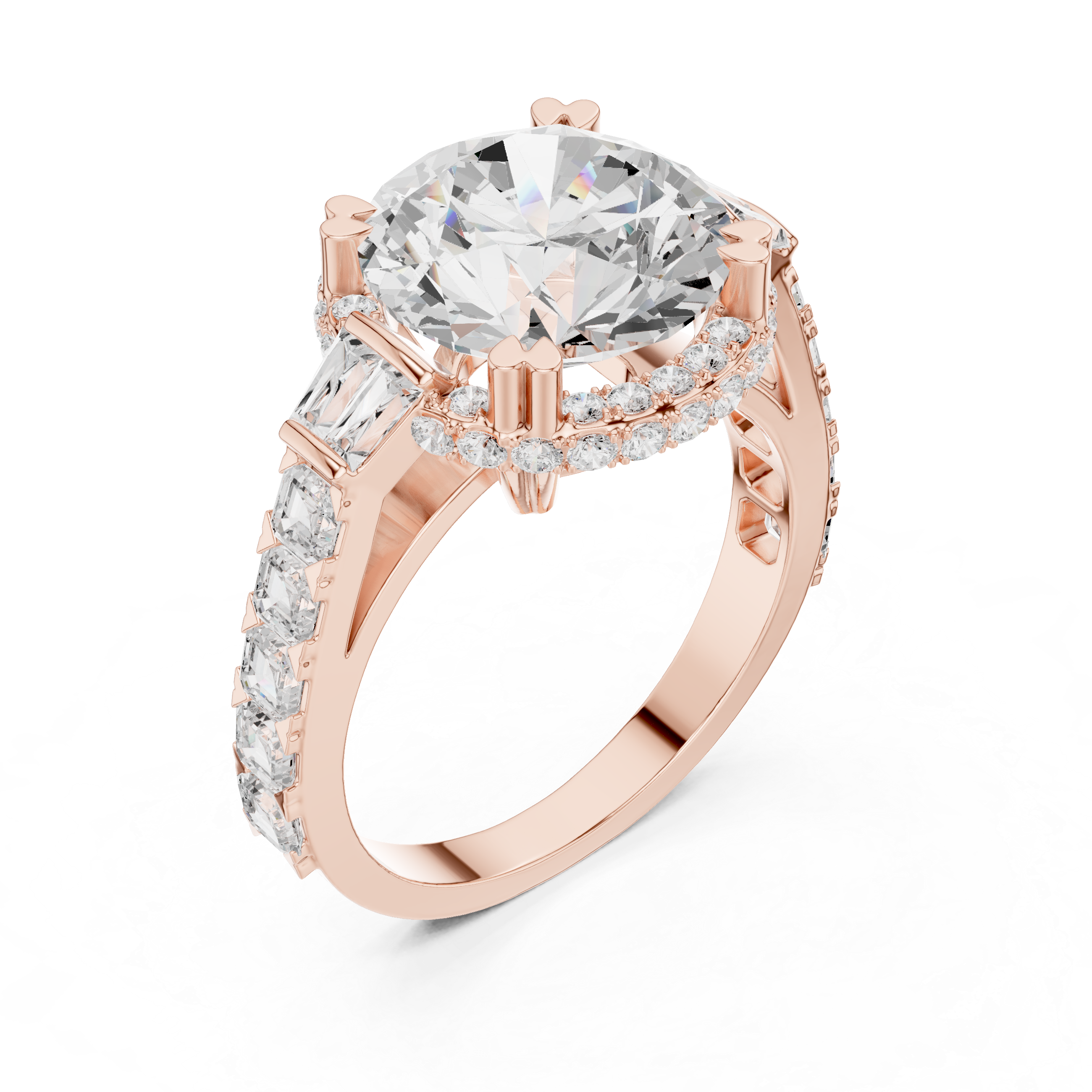 Petite Pav�� Lab Grown Diamond Ring