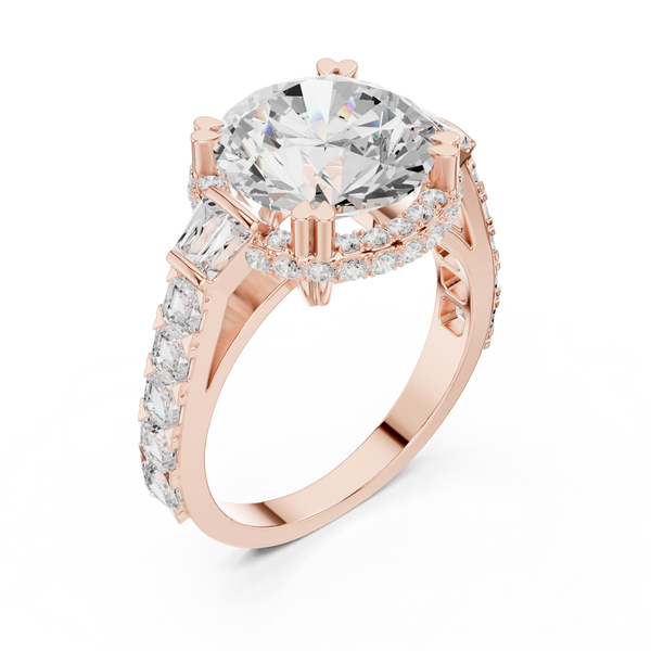 Petite Pave Lab Grown Diamond Ring
