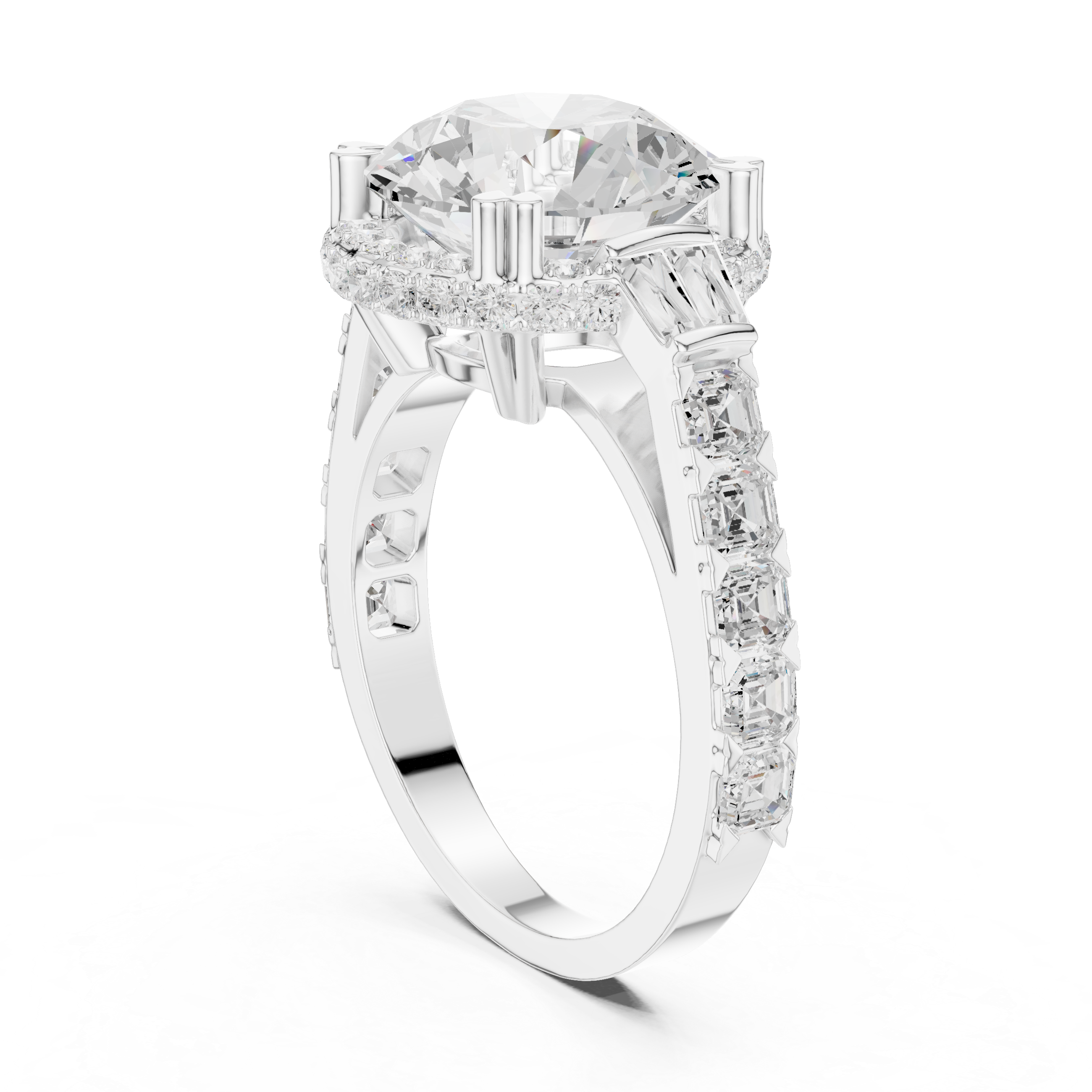 Petite Pav�� Lab Grown Diamond Ring
