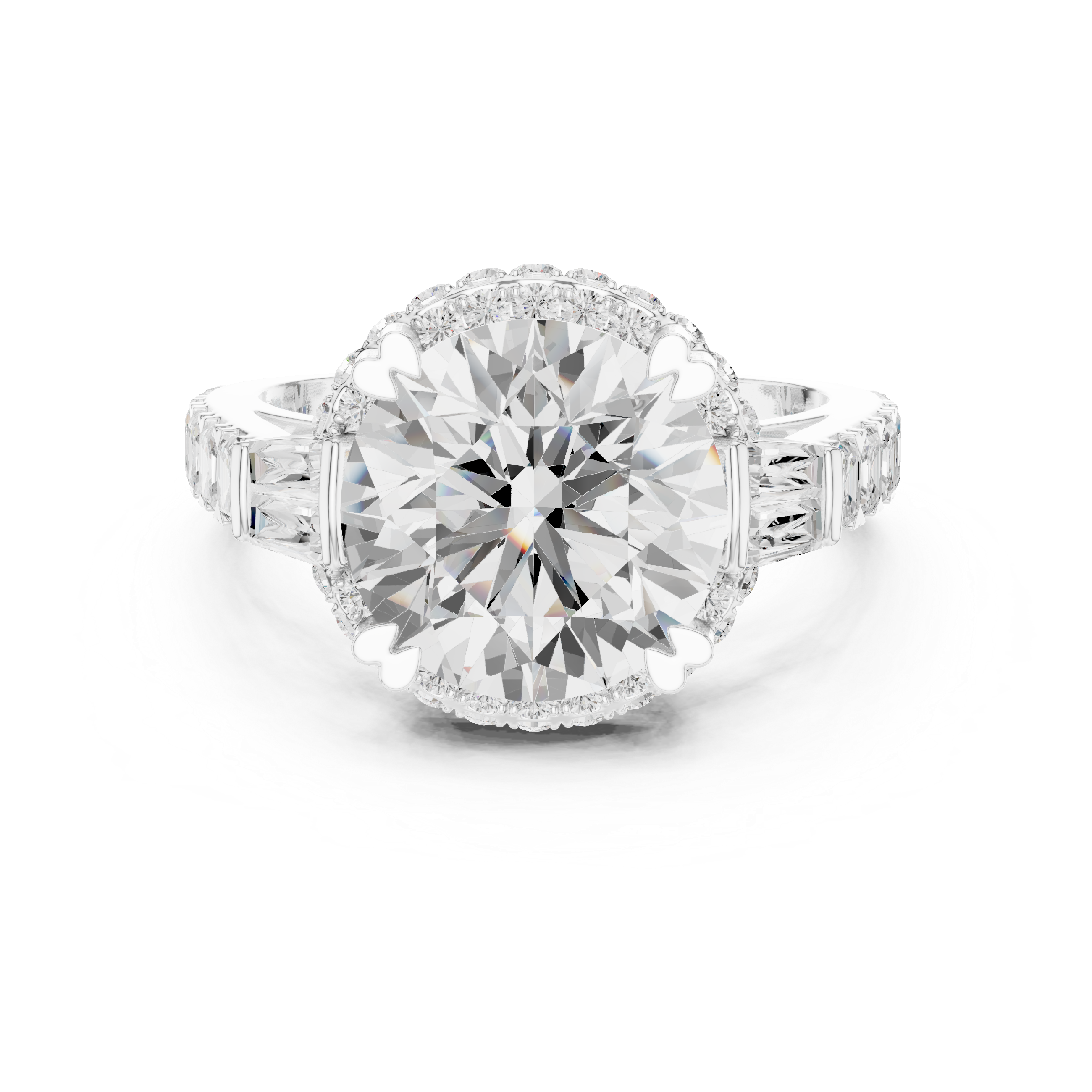 Petite Pav�� Lab Grown Diamond Ring