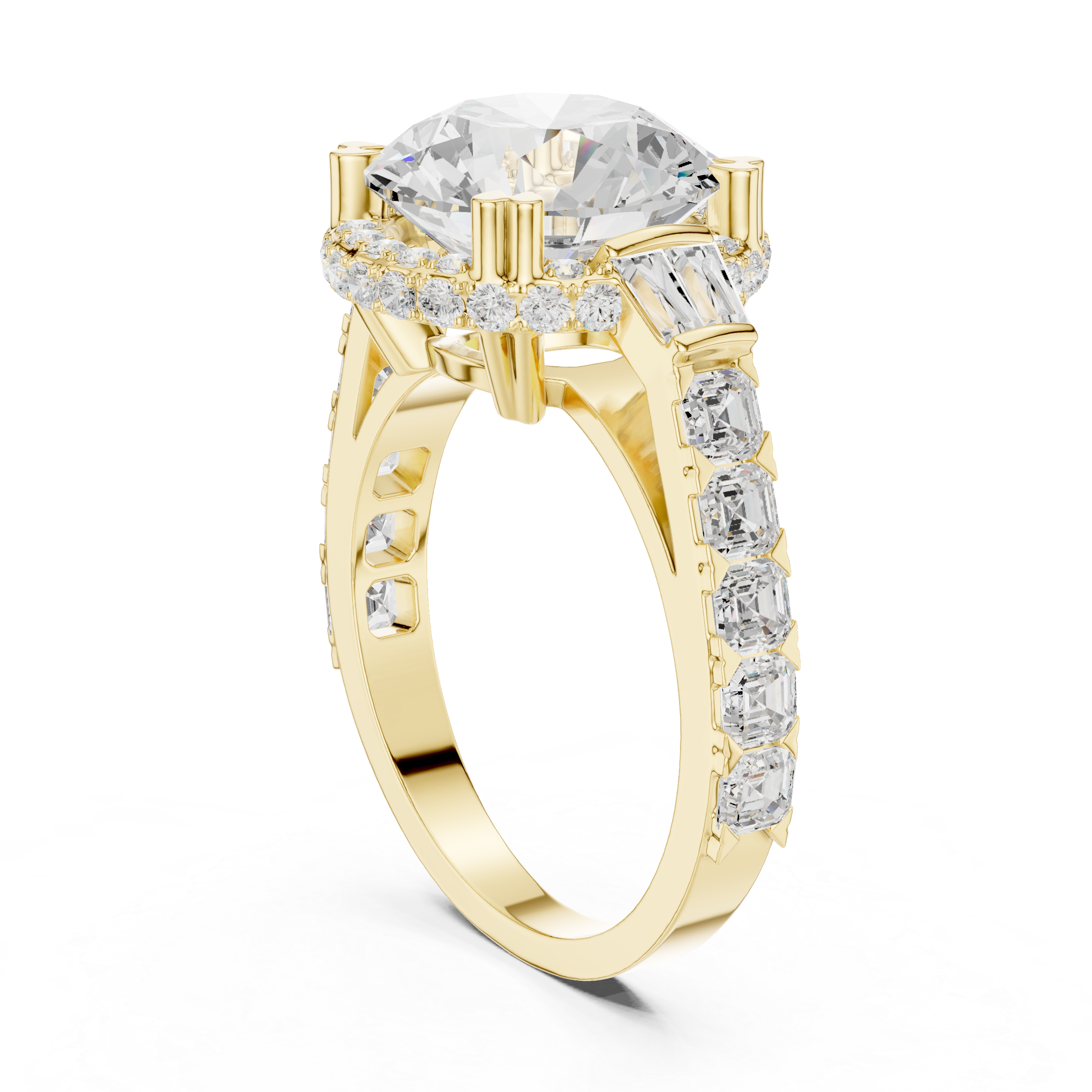 Petite Pav�� Lab Grown Diamond Ring