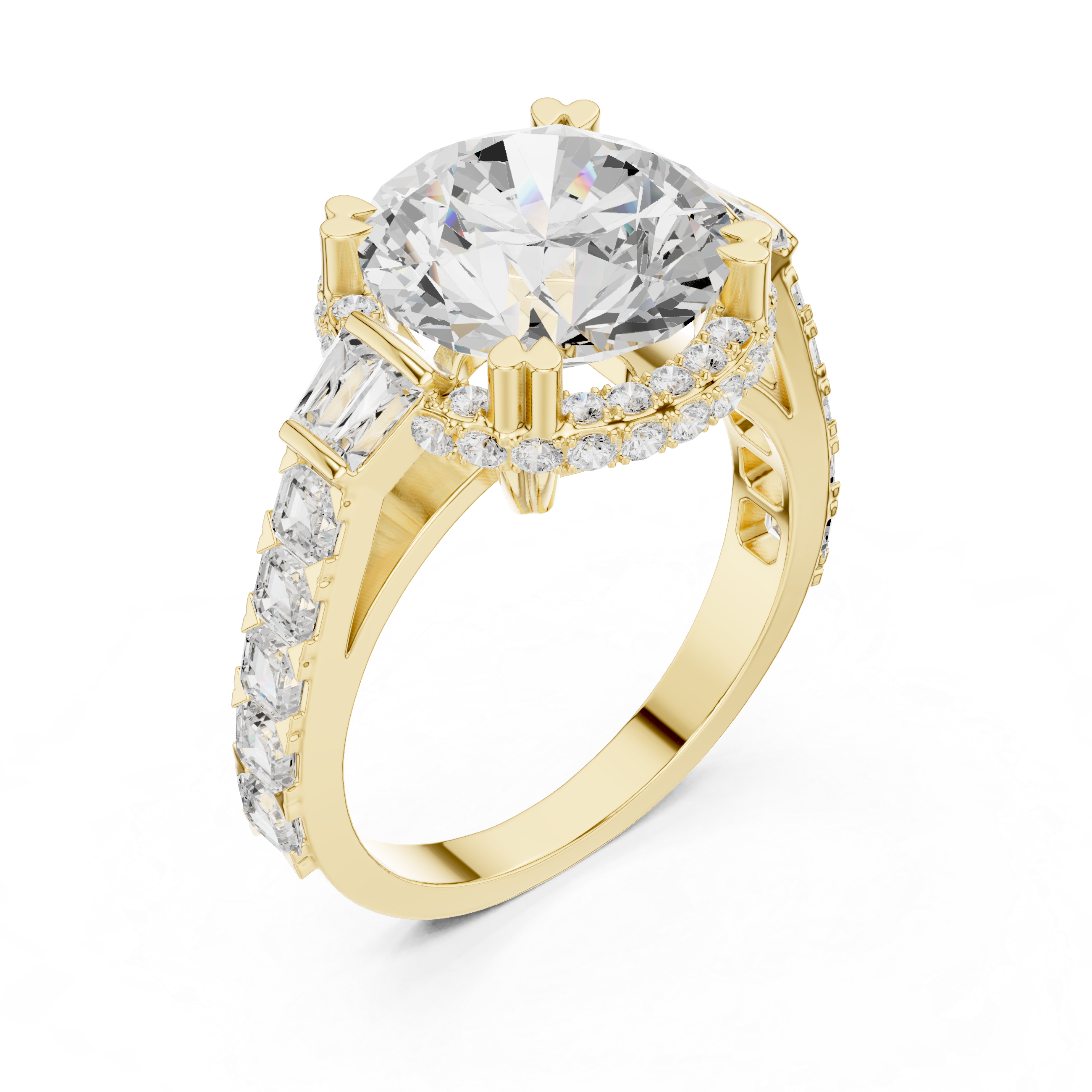 Petite Pav�� Lab Grown Diamond Ring