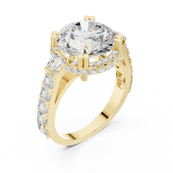 Petite Pave Lab Grown Diamond Ring