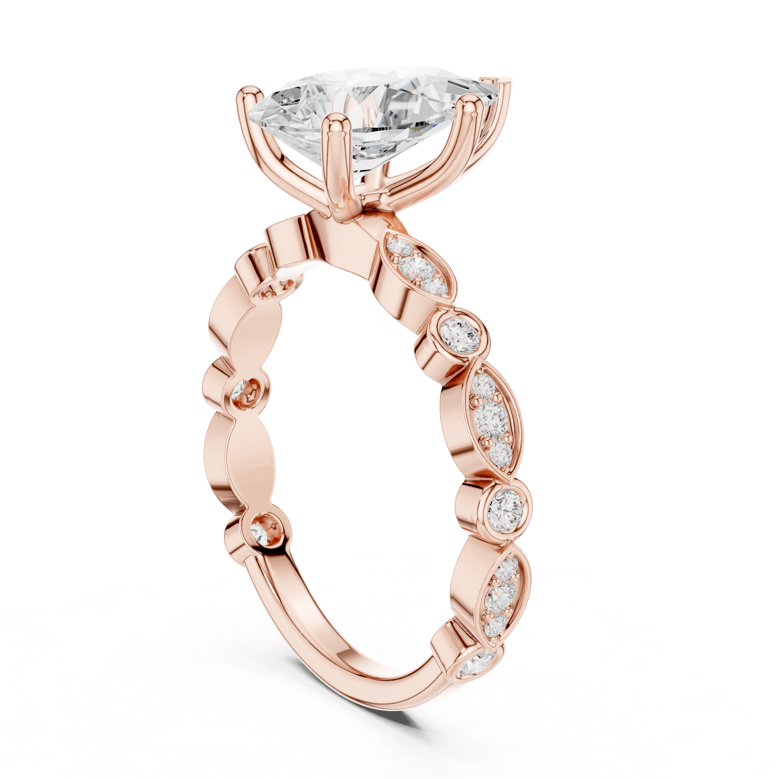 Symmetric Bliss Lab Grown Diamond Ring