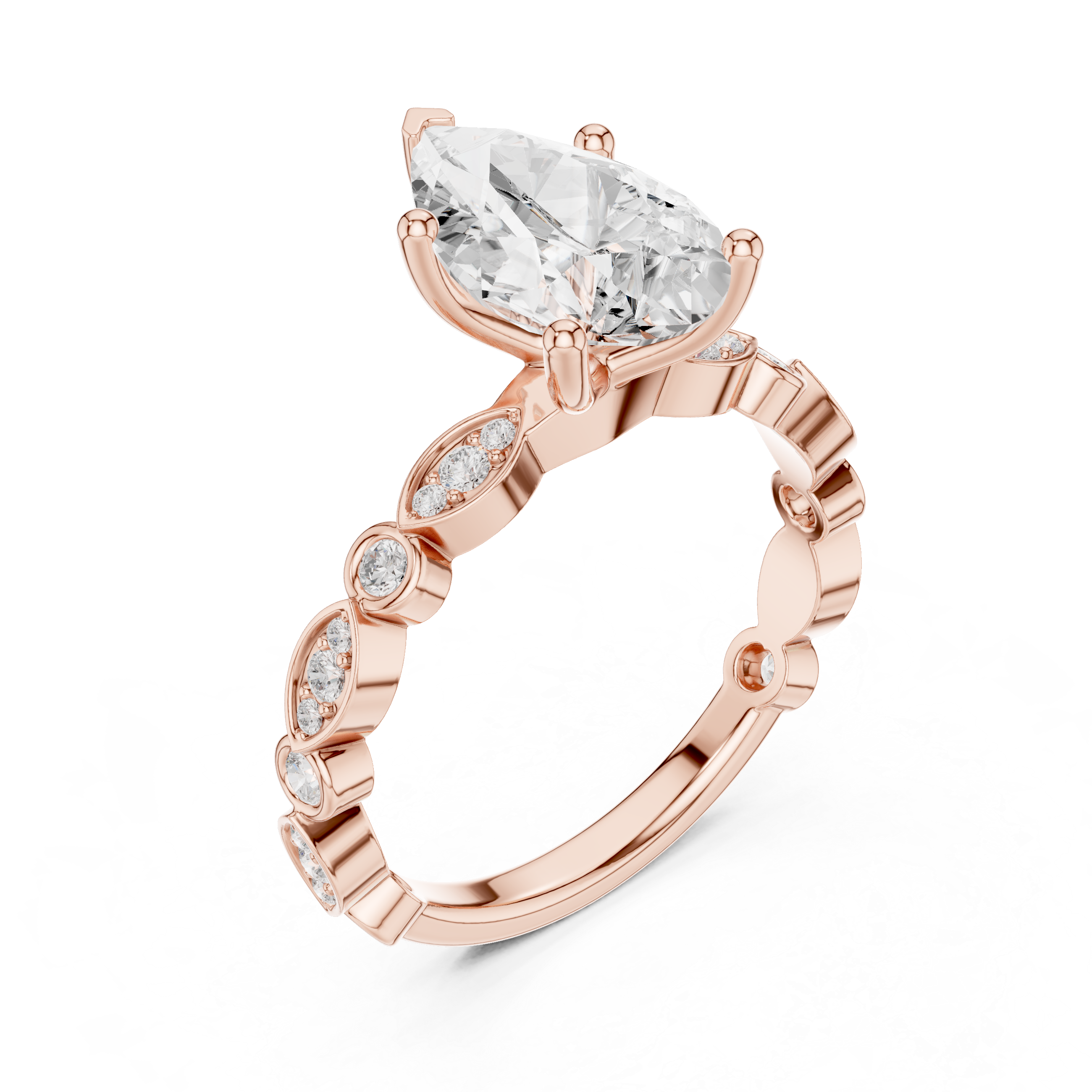 Symmetric Bliss Lab Grown Diamond Ring