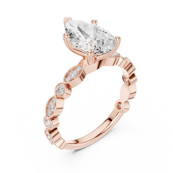 Symmetric Bliss Lab Grown Diamond Ring