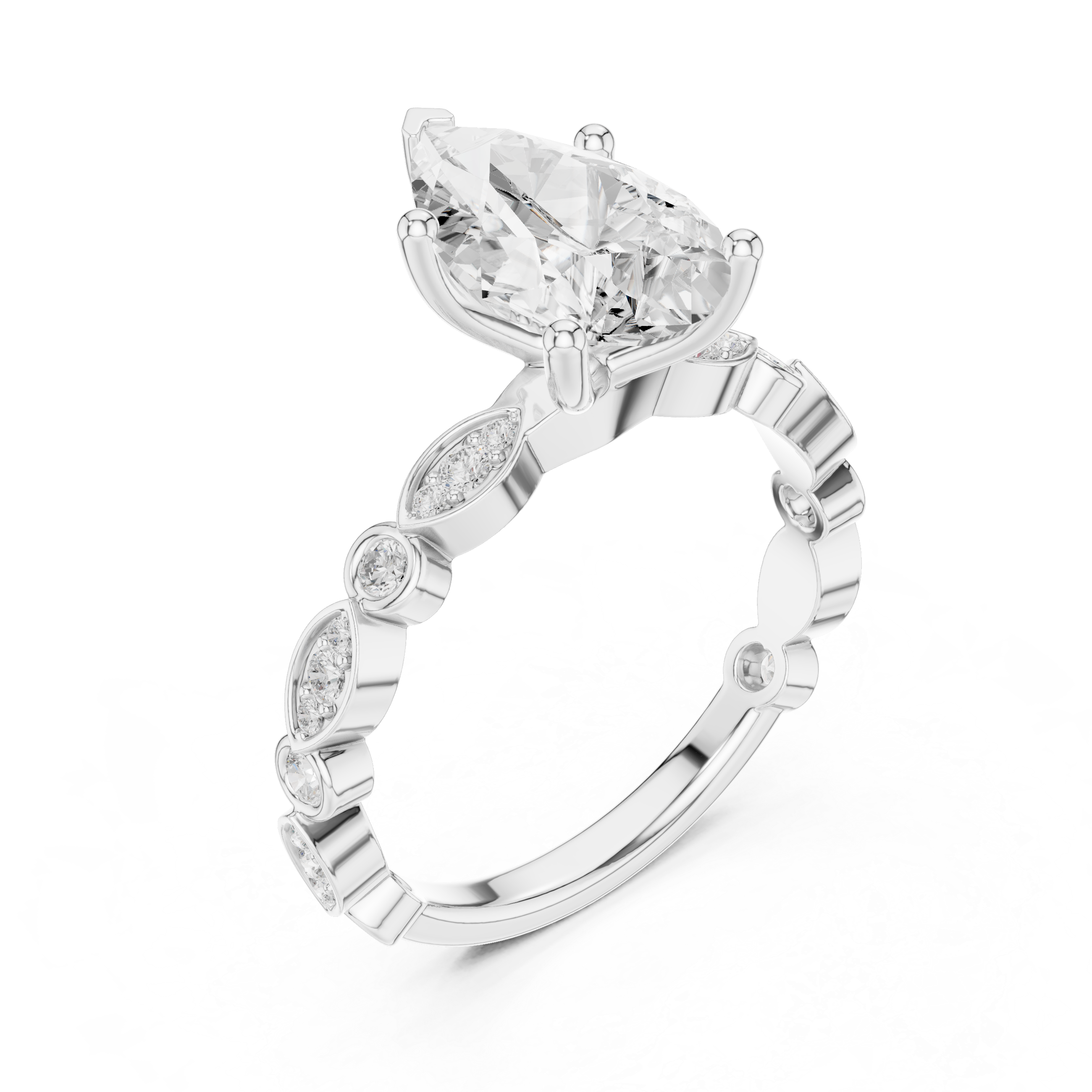 Symmetric Bliss Lab Grown Diamond Ring