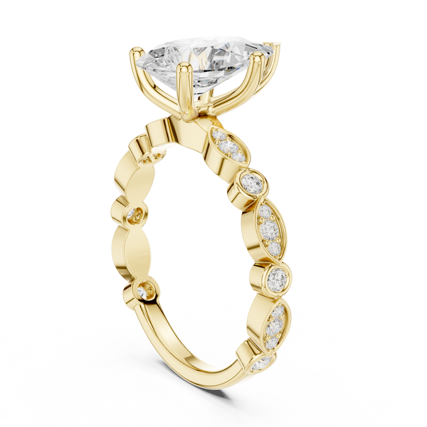 Symmetric Bliss Lab Grown Diamond Ring