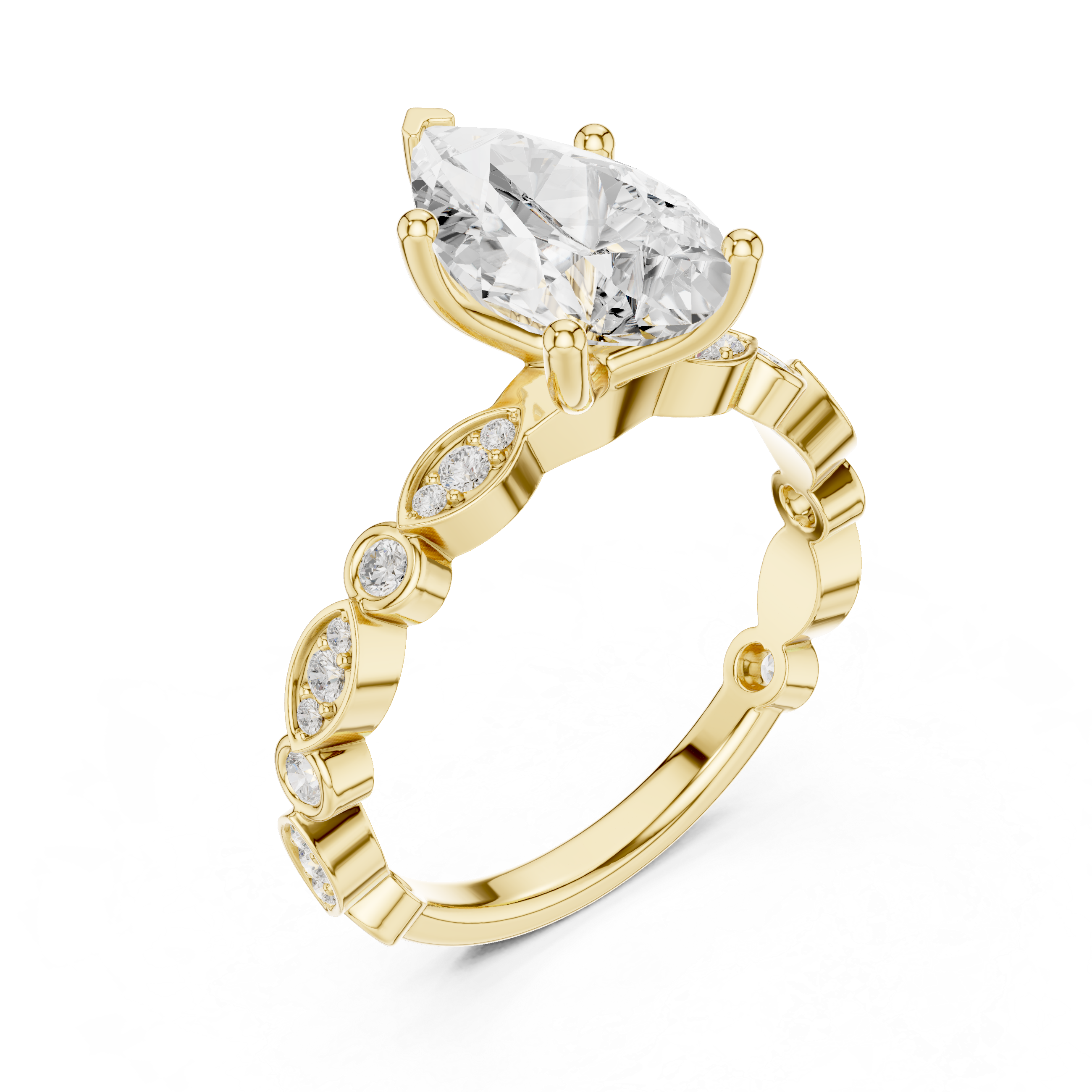 Symmetric Bliss Lab Grown Diamond Ring