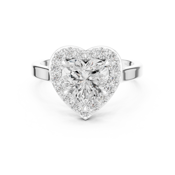 Structured Crown Lab Grown Diamond Ring
