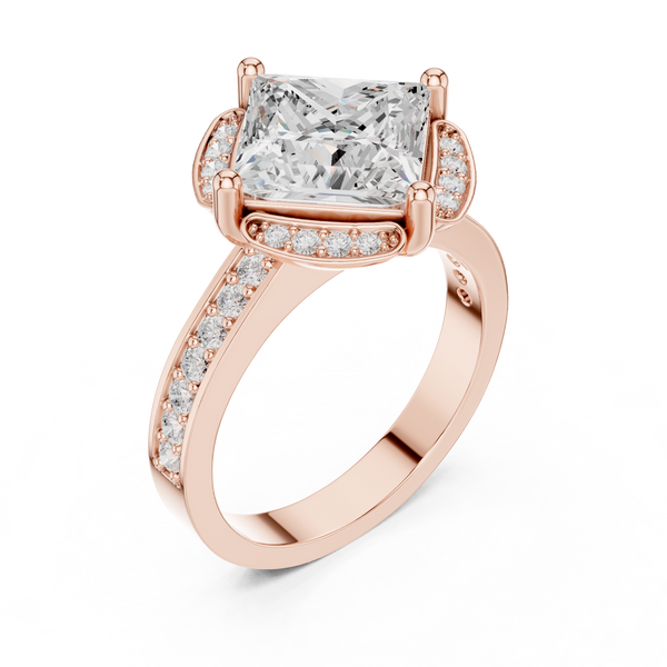 Triple Strand Lab Grown Diamond Ring