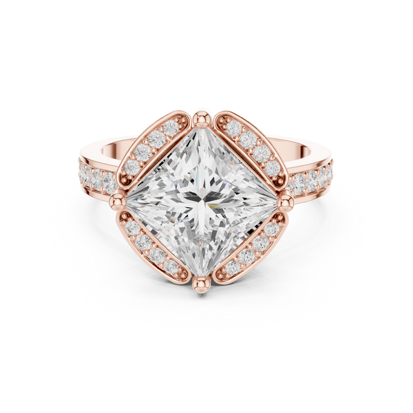 Triple Strand Lab Grown Diamond Ring