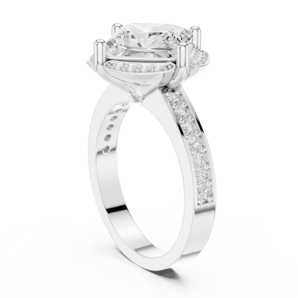 Triple Strand Lab Grown Diamond Ring