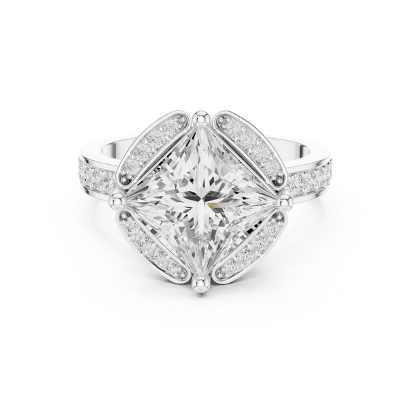 Triple Strand Lab Grown Diamond Ring