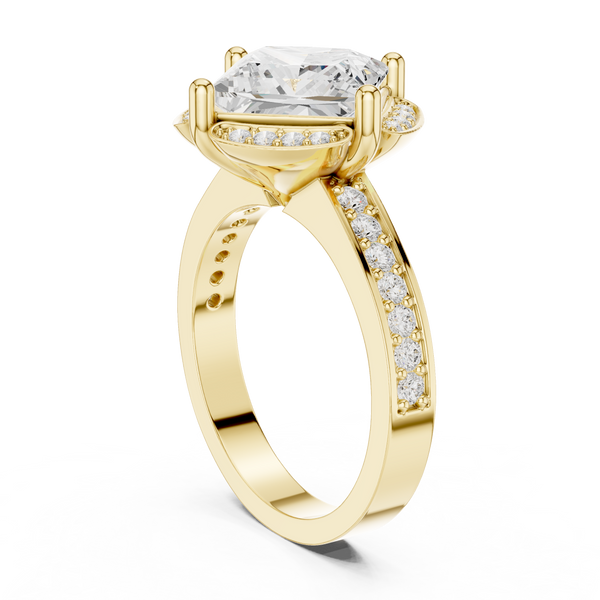Triple Strand Lab Grown Diamond Ring